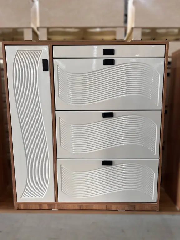 Premium Poyafzal Shkafi | 4 Bo'limli Shoe Cabinet