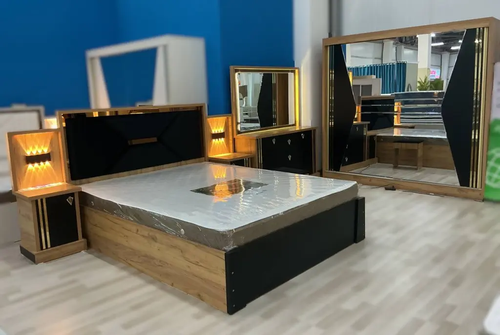 Monarch Black Lux - Yotoqxona mebel to'plami