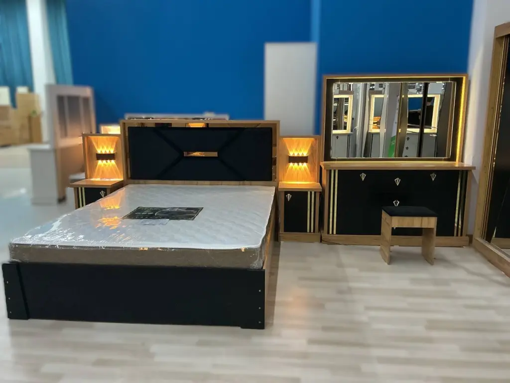 Monarch Black Lux - Yotoqxona mebel to'plami