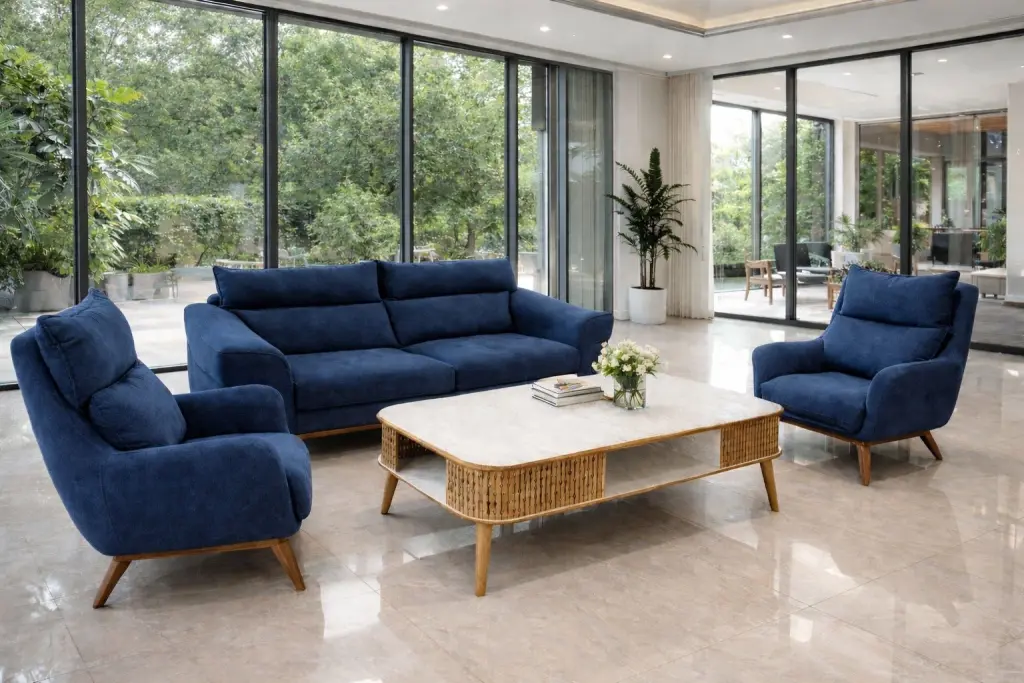 Bovariya Premium divan-kreslo to'plami
